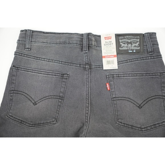 Levi's 511 Denim Slim Fit Shorts, Black, Size 16 Regular - Picture 6 of 7